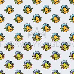 happy new year bell christmas vector seamless pattern print