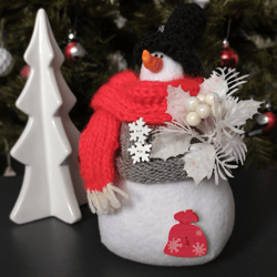 Christmas textile souvenir snowman