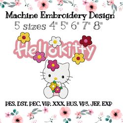 hello kitty embroidery design