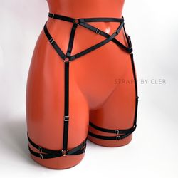 harness belt daminik, harness lingerie, harness garter belt, cage belt, strappy, bdsm lingerie, harnesses, harness women