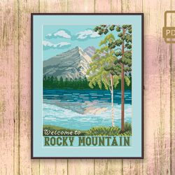 Welcome to Rocky Mountain Cross Stitch Pattern