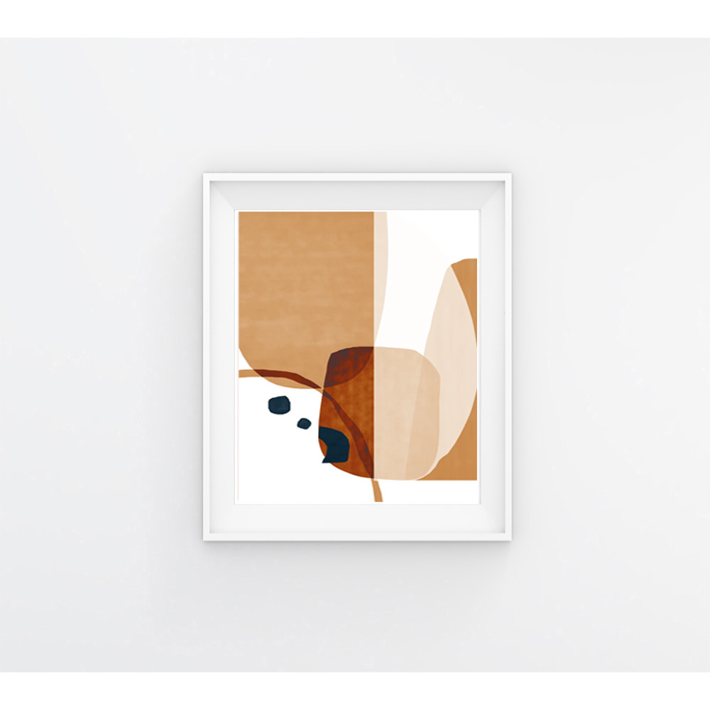 Abstract Triptych of 3 prints for the kitchen