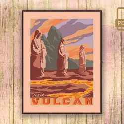 Visit Vulcan Cross Stitch Pattern