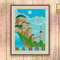 Welcome to Naboo Cross Stitch Pattern, Star Wars Cross Stitch Pattern, TV Cross Stitch, Retro Travel Cross Stitch Pattern #tv027