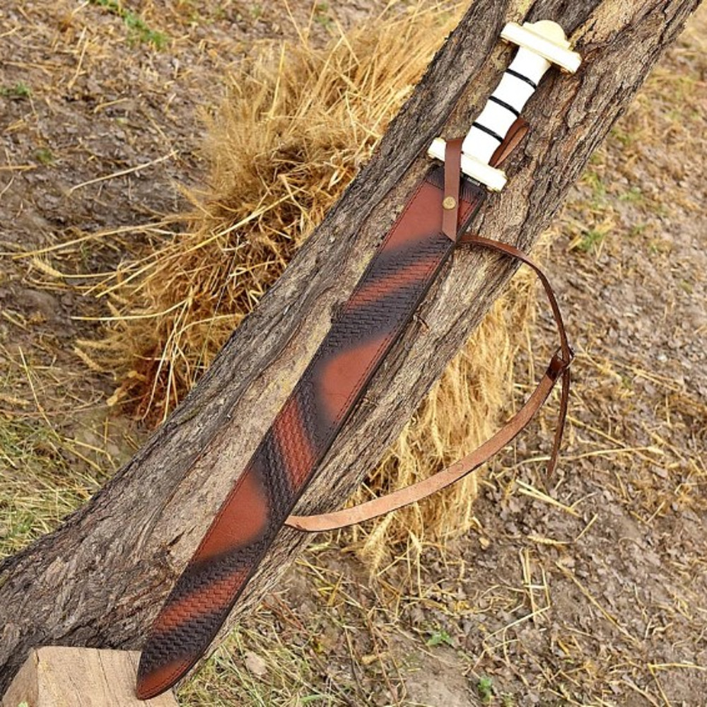 Sword Of Honor Damascus Steel Viking Sword Norse Inspired Hand Forged Medieval Replica Sword 5