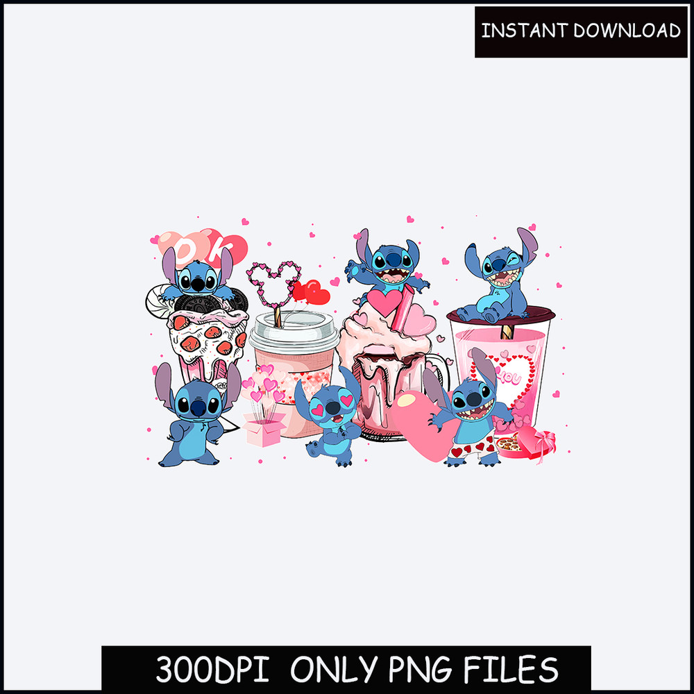 Stitch PNG, Happy Valentine Day Svg, Magical Valentine Svg, Family Trip Svg, Couple Love, Svg, Png Files For Cricut Sublimation.jpg