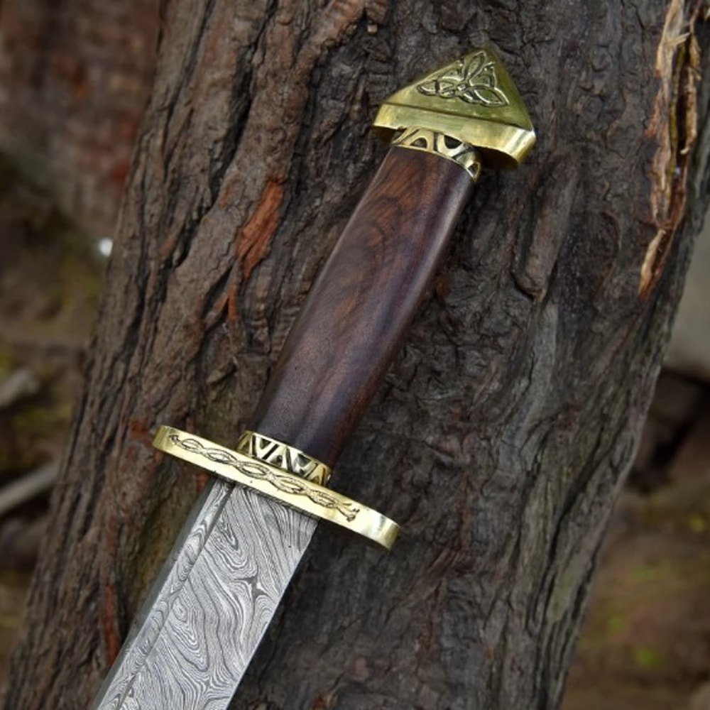 7th Century Medieval Damascus Steel Lang Saex Norse Viking Sword 2jpg