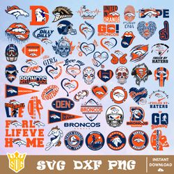 Denver Broncos Svg, National Football League Svg, NFL Svg, NFL Team Svg, American Football Svg, Sport Svg Files