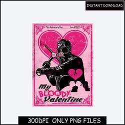 Valentine's Day Quotes Horror Characters PNG Sublimation  Design Bundle ,Freddy Krueger, Jason Voorhees, Michael Myers