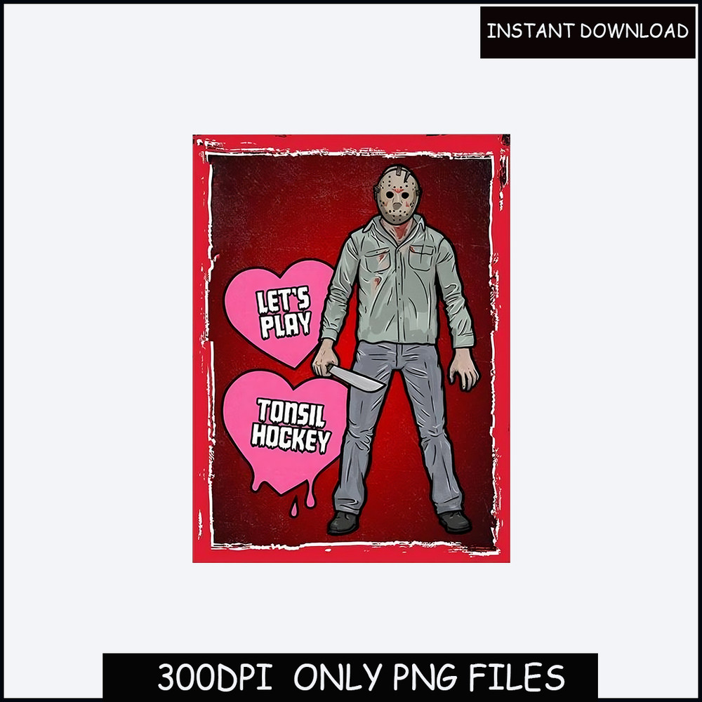 Valentine's Day Horror Character Michael Myers PNG Sublimation Design.jpg