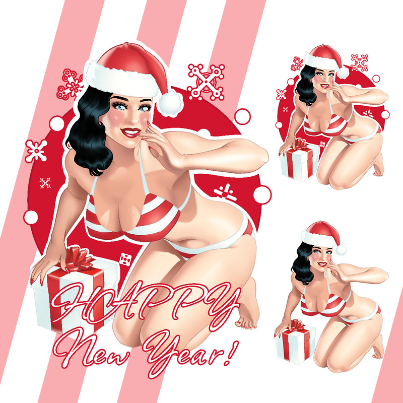 happy new year pinup girl with gift 2.jpg