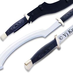 Custom Hand Forged, High Carbon Steel Functional Sword 27 inches, Khopesh Sword, Swords Battle Ready, With Sheath