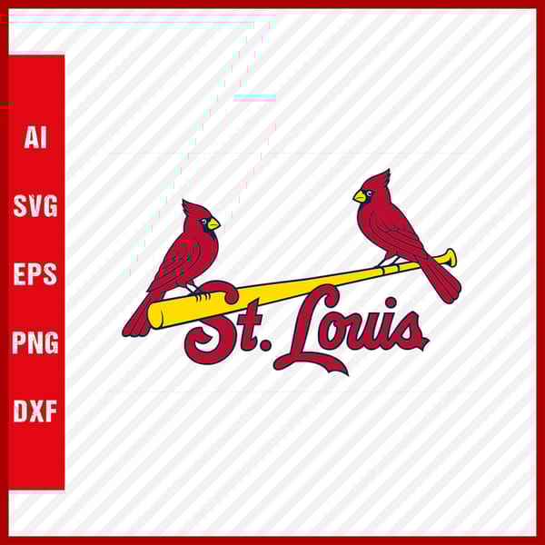 St Louis Cardinals SVG Files - Cardinals Logo SVG - PNG Logo - Inspire ...
