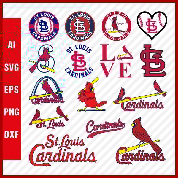 St Louis Cardinals SVG Files - Cardinals Logo SVG - PNG Logo - Inspire ...