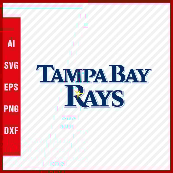 Tampa Bay Rays Logo SVG, Rays SVG Cut Files, Rays PNG Logo | Inspire Uplift