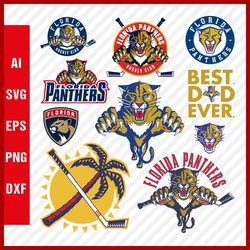 Florida Panthers SVG Files - Panthers Logo SVG - Florida Panthers PNG Logo, NHL Logo, Clipart Bundle