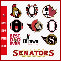 Ottawa Senators SVG Files - Senators Logo SVG - Ottawa Senators PNG Logo, NHL Logo, Clipart Bundle