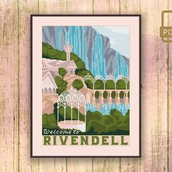 Welcome to Rivendell Cross Stitch Pattern