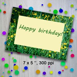 digital birthday greeting card