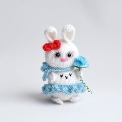 bunny car accessories, Easter basket filler rabbit toy, Easter stocking stuffer Tiny Easter Bunny Basket gifts