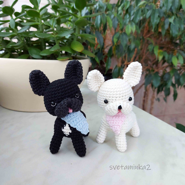 French Bulldog Crochet Pattern Amigurumi Dog Pattern Puppy C - Inspire ...