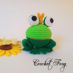 Frog. Crochet pattern