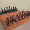 baku vintage soviet chess set 1950s