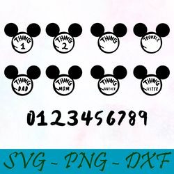 mickey thing svg,png,dxf, cat in the hat svg,png,dxf, cricut, dr seuss svg,png,dxf,cut file