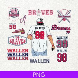 cute wallen crewneck png, wallen 98braves png, 98 braves png, wallen country music png, braves 98 png, wallen album fans