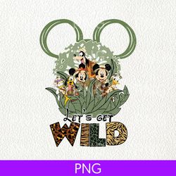 cute disney mickey and friends safari png, disney animal kingdom png, animal kingdom mickey safari, disney safari family