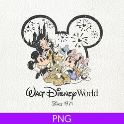 vintage walt disney world est 1971 png, mickey and friends, disneyworld trip, disneyworld party, disney family vacation