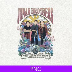 retro jonas brothers the eras tour png, vintage jonas brothers the eras tour, nick joe kevin jonas tour, five albums png