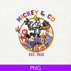 mickey and friends 1928 png, mickey and co png, retro vintage mickey and friends png, disney family png, disneyworld png