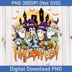 bluey halloween png, nightmare before christmas png, jack and sally png, bluey and bingo scary png, disney parks png