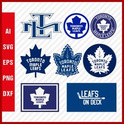 Toronto Maple Leafs Logo SVG - Maple Leafs SVG Cut Files - Toronto Maple Leafs PNG Logo, NHL Hockey Team, Clipart Images