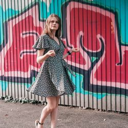 daene - the wrap dress | instant download a4 pdf sewing pattern | wrap dress sewing pattern