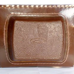 Vilia Auto Avto genuine hard case camera bag with strap leather BelOMO USSR