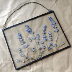 lavender in glass pressed lavender in glass dried flower vintage frame pressed flower frame diy vintage wall frame