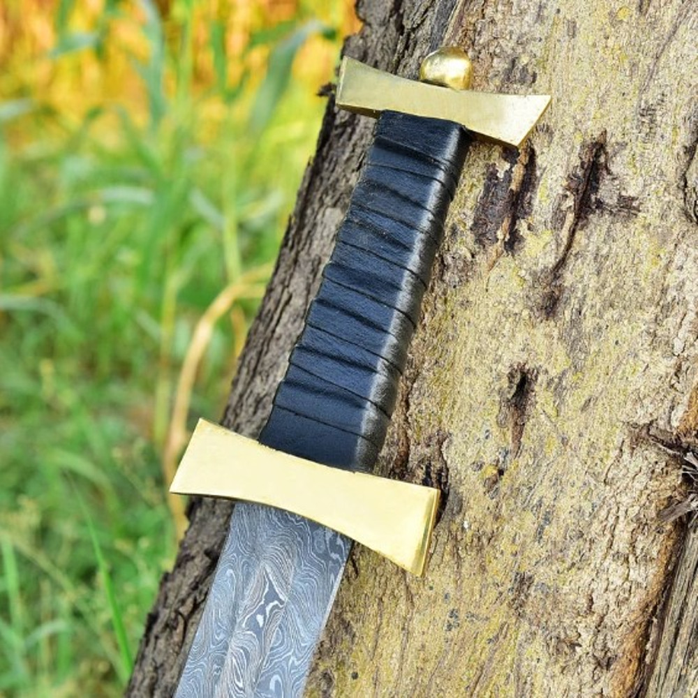 Ancient Roman Damascus Steel Spatha  Medieval Inspired Historical Replica Colljpg