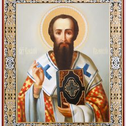 Basil of Caesarea Saint Basil the Great icon | Orthodox gift | free shipping from the Orthodox store