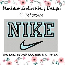 Nike embroidery design