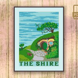Visit Shire Cross Stitch Pattern