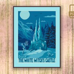 Visit The White Witchs Castle Cross Stitch Pattern
