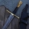 New Horizons Collectible TemplarStyle Sword Hand Forged Damascus Steel Med 3jpg