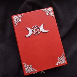 Old spell book Practical magic book of shadow Real custom grimoire Beginner spell book with text