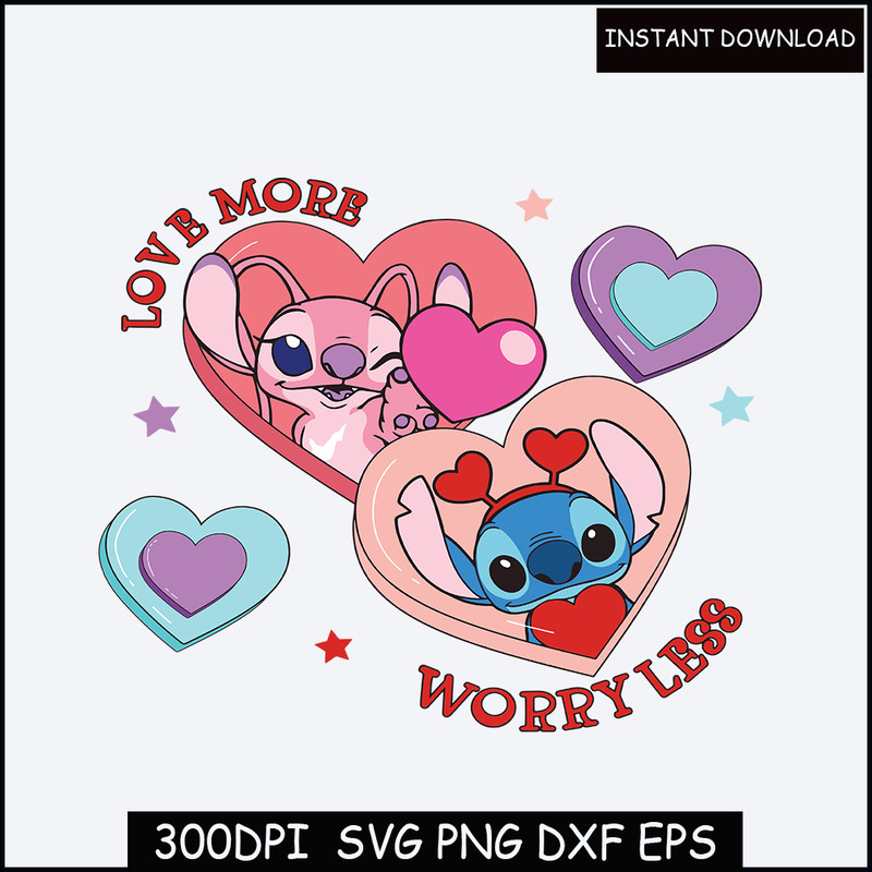 Stitch in Love Svg, Stitch svg, Stitch love Png, Digital files.jpg