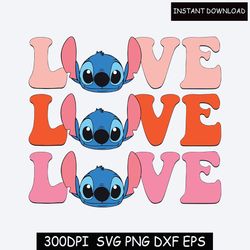 Stitch with Hearts SVG , Lilo and Stitch SVG , Starbucks Cup , Personalised Tumbler , SVG