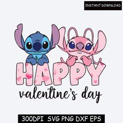 Valentine's Stitch and Angel,Stitch and Angel Digital Download