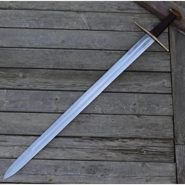 Medieval Battle Ready Collectible Arming Sword - EN45 Carbon Steel Europ (6).jpg