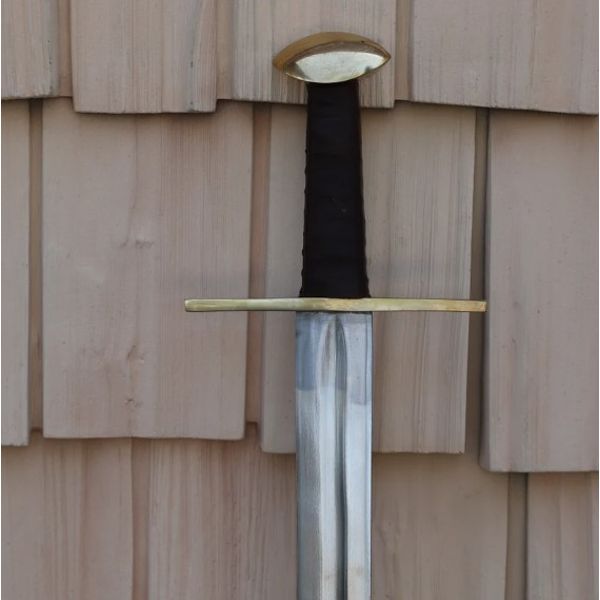 Medieval Battle Ready Collectible Arming Sword - EN45 Carbon Steel Europea.jpg